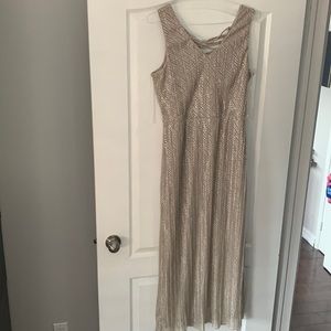 Metallic dress